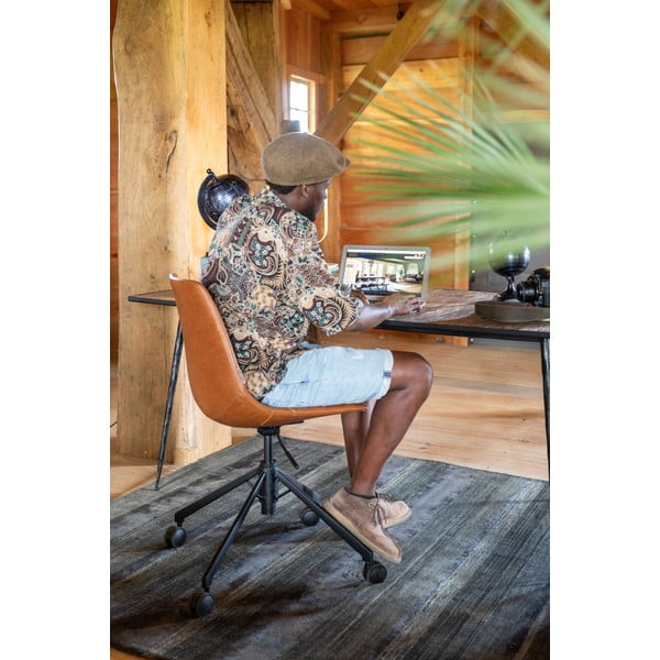 Scaun de birou Dutchbone Franky, maro-image-2