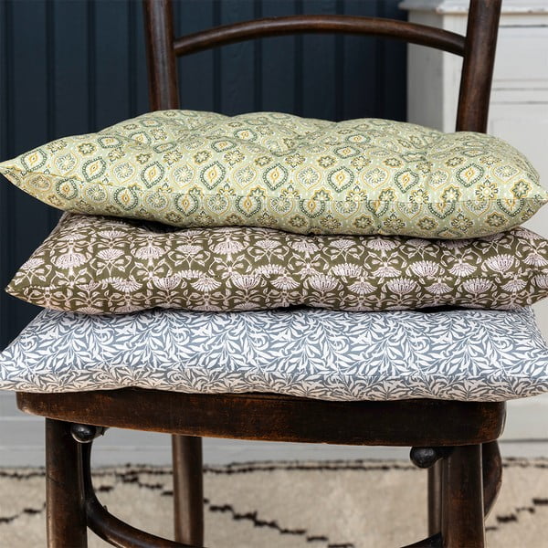 Pernă de scaun din bumbac 37x37 cm Leaf – Rex London-image-3