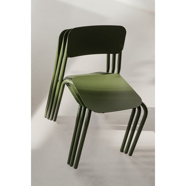 Scaun de grădină verde din metal Kei – noo.ma-image-4