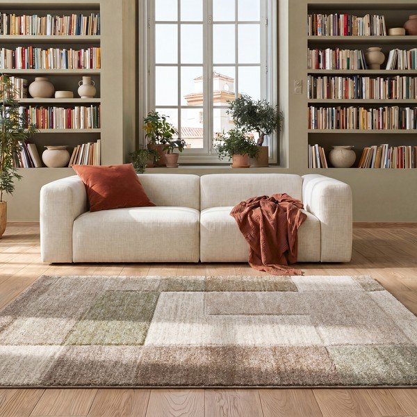 Covor kaki/bej 160x235 cm Teva – Universal-image-1