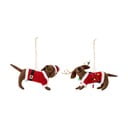 Ornamente de Crăciun 2 buc. din lână 12 cm Monty – Bloomingville