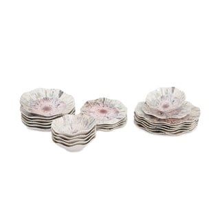 Set veselă 24 piese din porțelan Güral Porselen Blossom