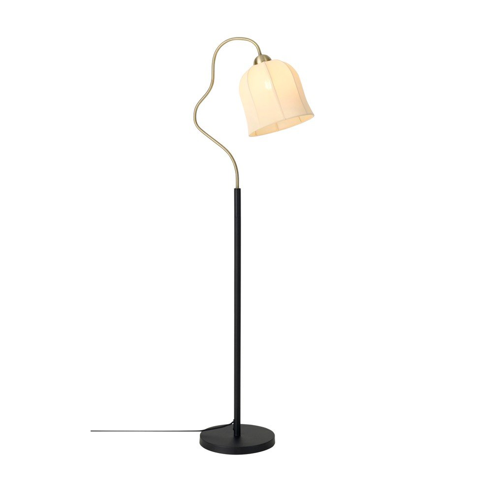 Lampadar alb/negru din material textil (înălțime 150 cm) Bell – Ellos Home