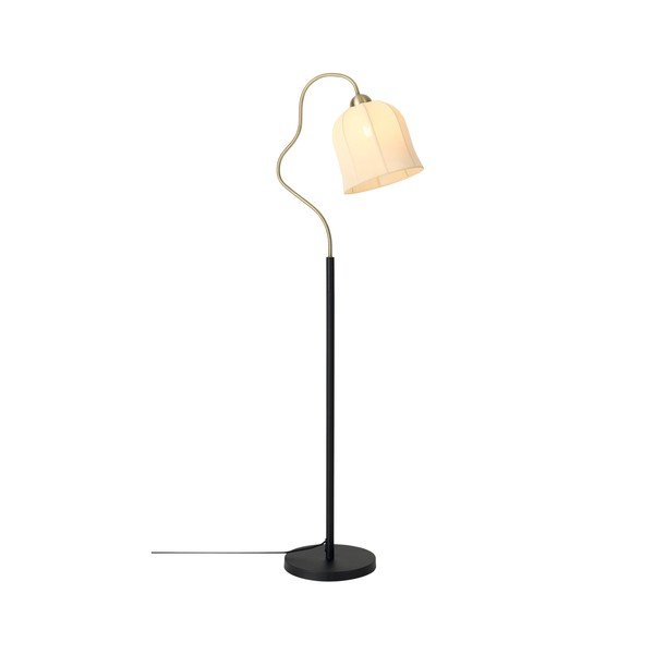 Lampadar alb/negru din material textil (înălțime 150 cm) Bell – Ellos Home