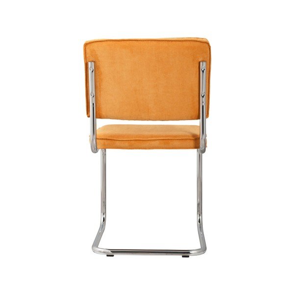 Set 2 scaune Zuiver Ridge Rib, galben-image-2