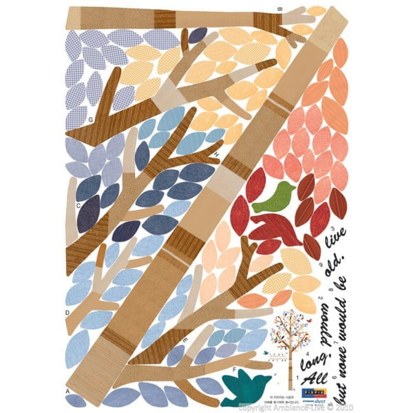 Autocolant Tree and birds-image-1