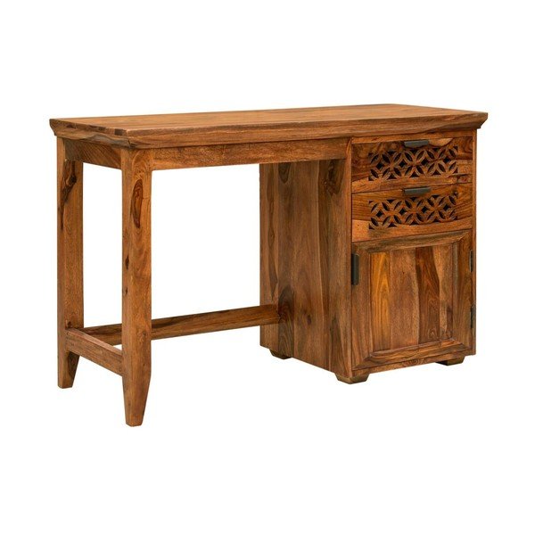 Birou din lemn masiv de palisandru Massive Home Rosie-image-4