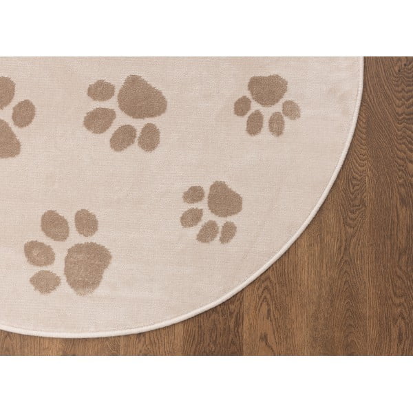 Covor pentru copii bej ø133 cm Paws Light Beige – FD-image-3