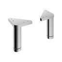 Picioare pentru mobilă argintiu-lucios 2 buc. Quickset 318 – Pelipal