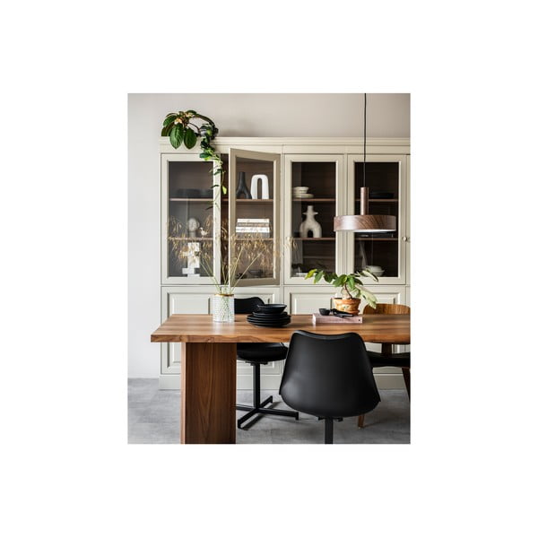 Vitrină gri din lemn de pin 105x215 cm Chow – vtwonen-image-1