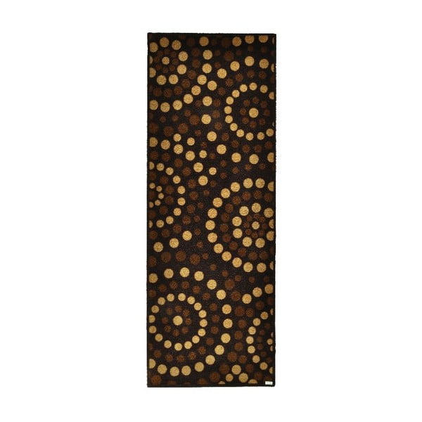Covor Hanse Home Dots Brown, 67 x 180 cm