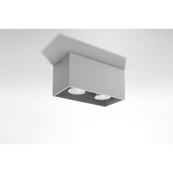 Plafonieră Sollux Geo, gri-image-3