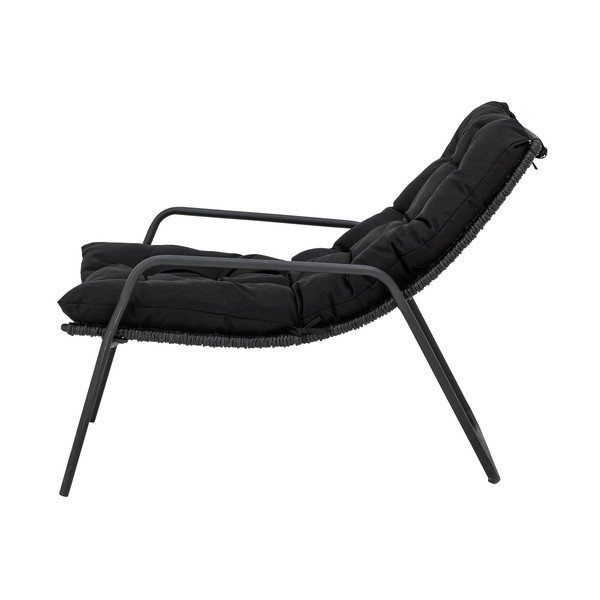 Șezlong de grădină negru Boel - Bloomingville-image-4