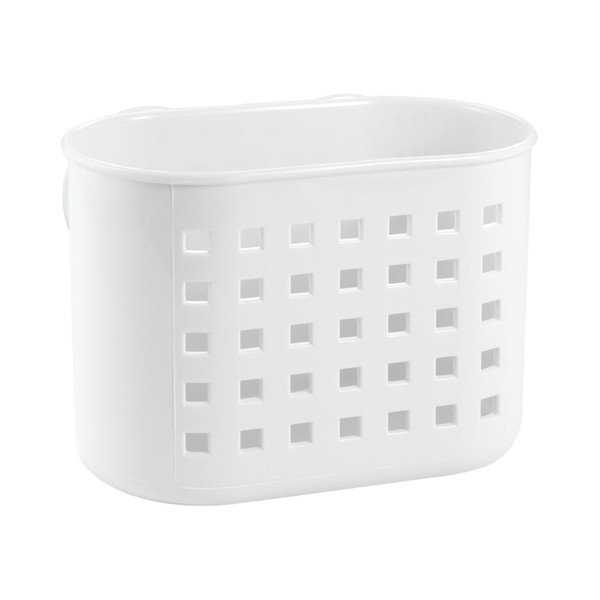 Coș cu ventuză iDesign Mini Shower, alb-image-1