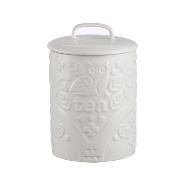 Recipient din ceramică pentru ceai Mason Cash In the Forest, 740 ml, alb