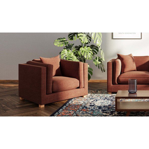 Fotoliu cărămiziu de relaxare Pomo – Ame Yens-image-3