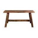 Bancă de grădină maro din lemn masiv Barcelona – House Nordic