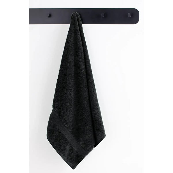 Set 2 prosoape duș și 4 prosoape de mâini DecoKing Marina, negru-image-1