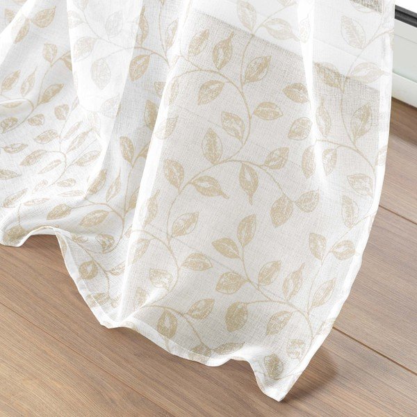 Perdea bej 137x280 cm Farandole – douceur d'intérieur-image-4