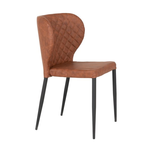 Scaune de dining maro coniac 4 buc. Pisa – House Nordic-image-2