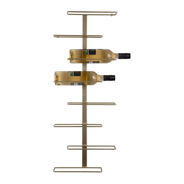 Raft pentru sticle de vin auriu de perete din metal număr sticle 8  Float  – PT LIVING-image-2