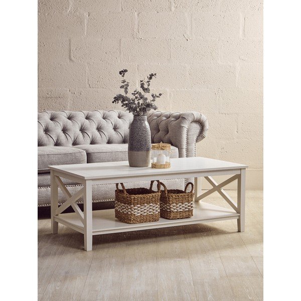 Măsuță de cafea albă 60x120 cm Heritage – Premier Housewares-image-3