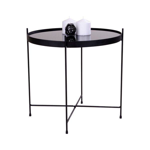 Măsuță de cafea House Nordic Venezia, ø 48 cm, negru-image-3