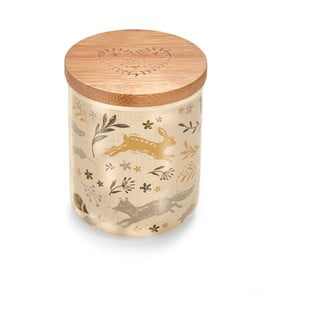 Recipient pentru ceai din ceramică cu capac din bambus Cooksmart ® Woodland, 500 ml