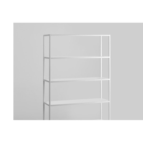 Bibliotecă din metal Custom Form Hyșșer, alb-image-4