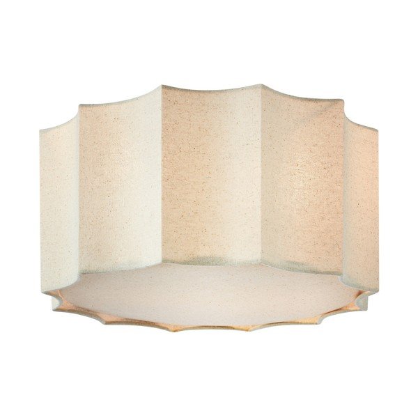 Plafonieră bej din metal cu abajur textil ø 35 cm Olea – Markslöjd