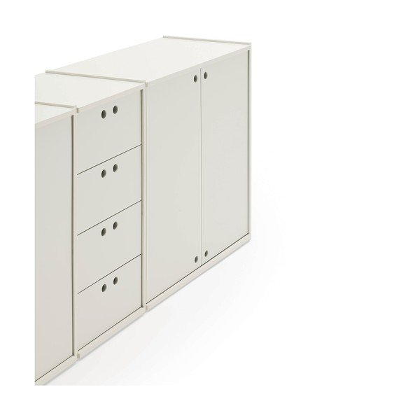Comodă crem 197x80x40 cm Wally – Teulat-image-3