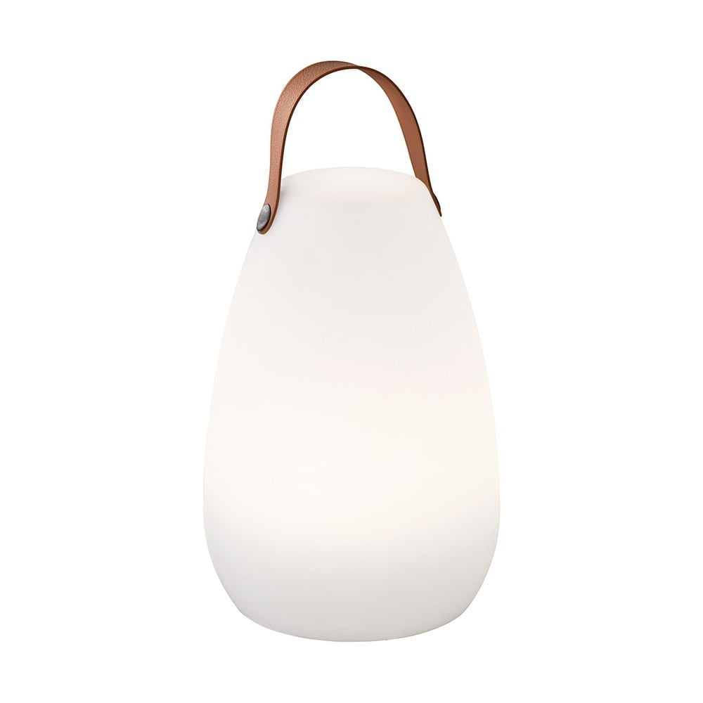 Veioză albă/maro LED (înălțime 26 cm) Ruby – Fischer &amp; Honsel