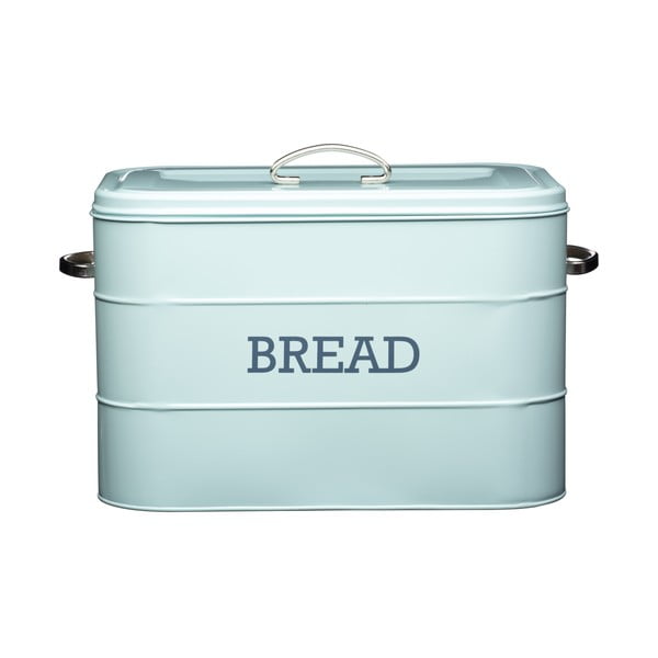 Cutie metalică pentru pâine Kitchen Craft Nostalgia, albastru
