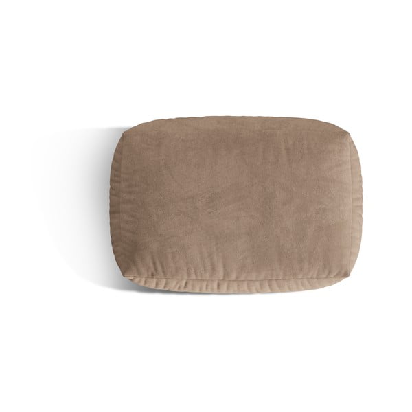 Taburet modular maro deschis cu tapițerie din catifea Martina – Micadoni -image-2