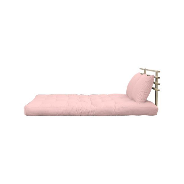 Canapea extensibilă Karup Shin Sano Natural/Pink Peonie-image-2