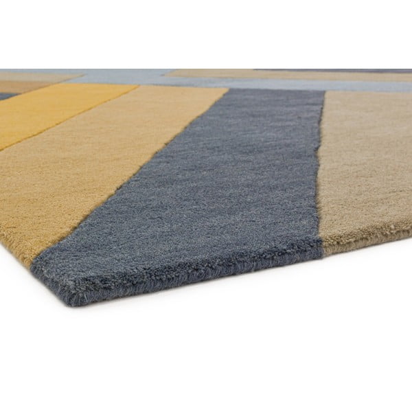 Covor Asiatic Carpets Big Zig, 160 x 230 cm, gri-galben-image-3