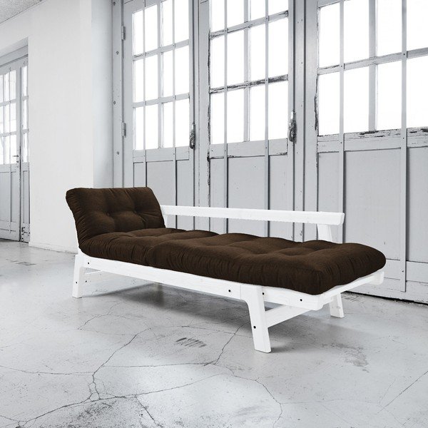 Canapea extensibilă Karup Step White/Choco Brown-image-2