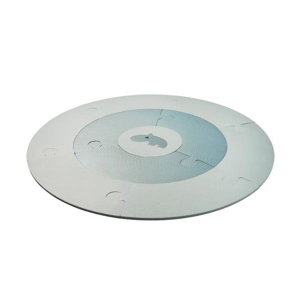 Covoraș de joacă din spumă Done by Deer, albastră-image-2