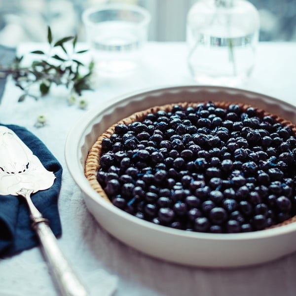 Formă pentru copt din ceramică Emile Henry Patisserie, 1,5 l, alb-image-1