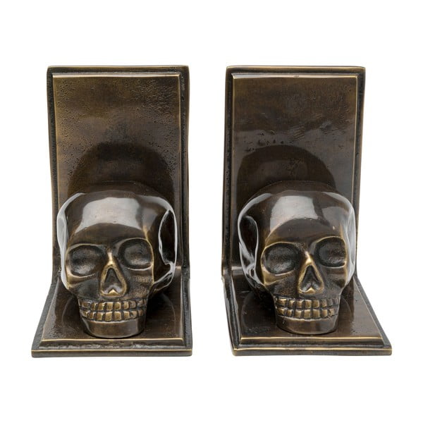 Set 2 opritoare decorative pentru cărți Kare Design Skull