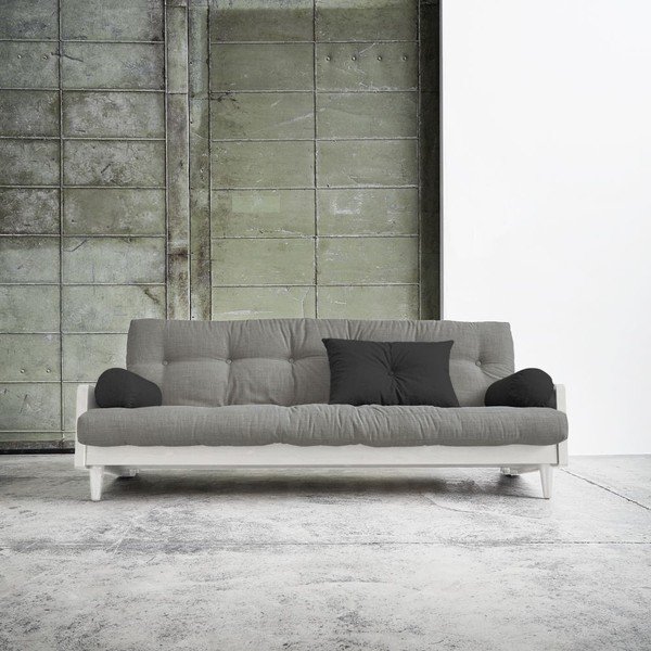 Canapea extensibilă Karup Indie White/Granite Grey/Dark Grey-image-1