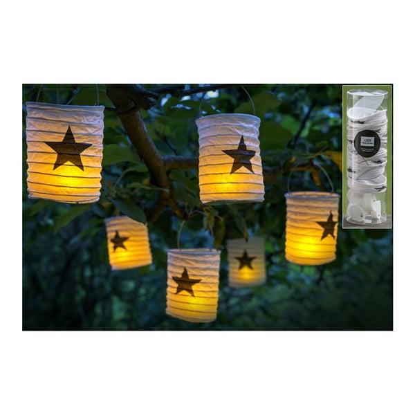 Set 12 lampioane cu LED Boltze Stars