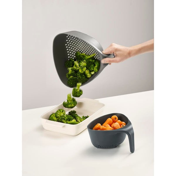 Strecurătoare compactă Joseph Joseph Colanders, gri-image-1