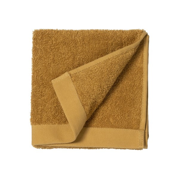 Prosop din bumbac froté Södahl Golden, 100 x 50 cm, galben