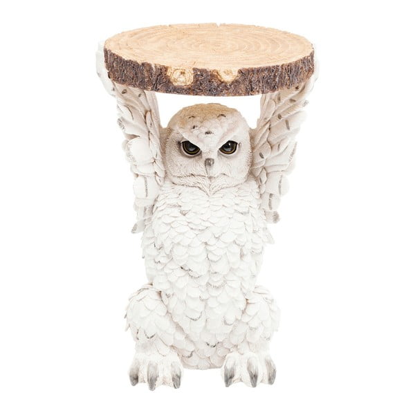 Măsuță în formă de animal Kare Design Owl, Ø 35 cm