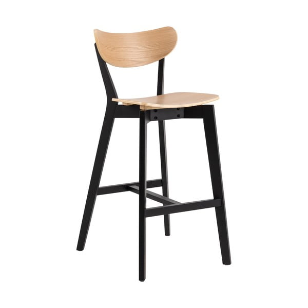 Scaune de bar din lemn de arbore de cauciuc 2 buc. 105 cm Roxby – Actona