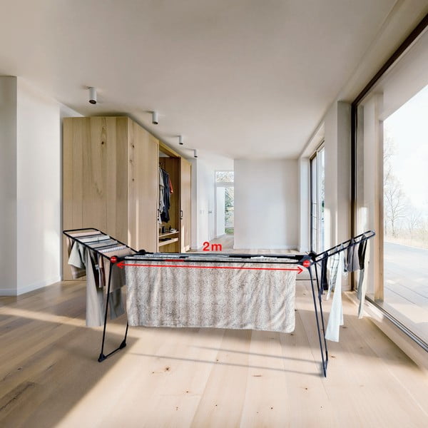 Uscător de rufe negru Infinity Flex 30m – Vileda-image-1