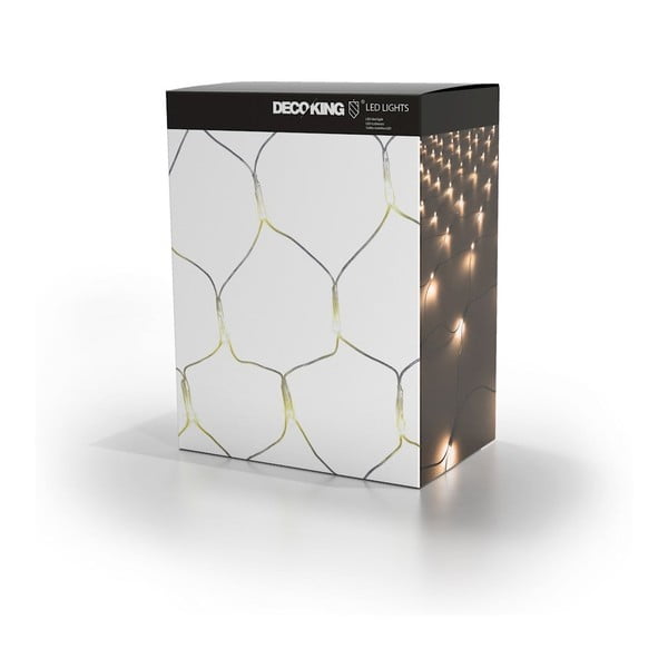 Ghirlandă luminoasă cu LED DecoKing Party Lights, lungime 2 m, 200 beculețe, transparent-image-3