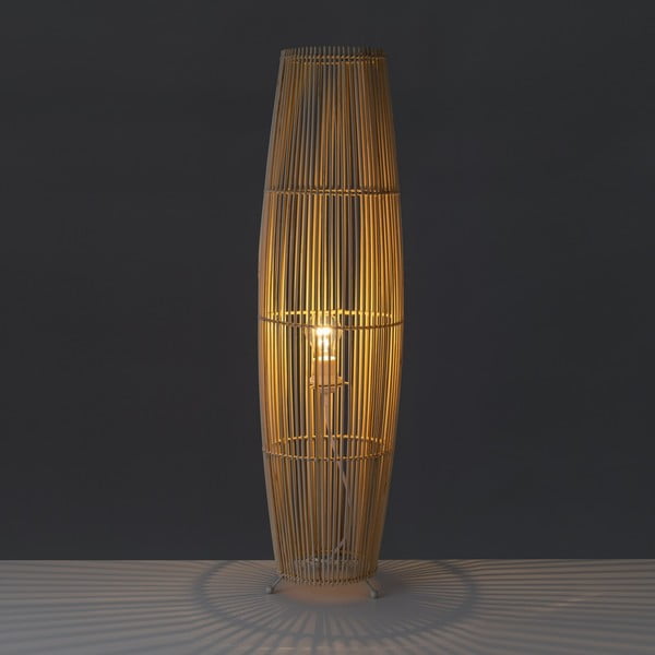 Lampadar cu abajur din bambus (înălțime 88 cm) Natural Way – Casa Selección-image-1