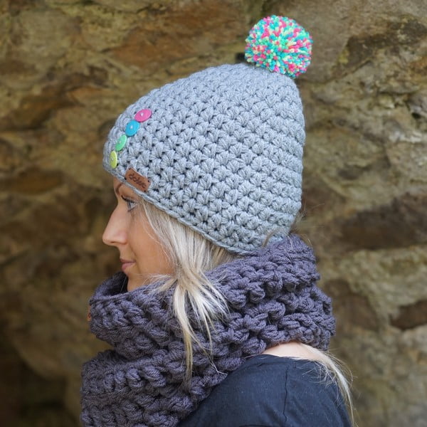 Căciulă lucrată manual DOKE BC Light Short-image-2